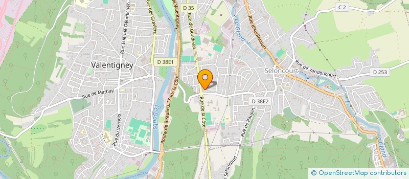 localisation de l'entreprise MONSIEUR ISMAIL HAMDAOUI  SELONCOURT