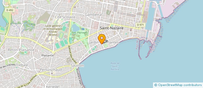 localisation de l'entreprise MONSIEUR ISMAIL HAMZA IBRAHIM  SAINT-NAZAIRE