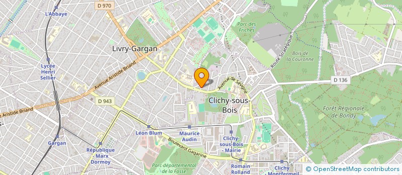 localisation de l'entreprise MONSIEUR ISMAIL HEBRI à CLICHY-SOUS-BOIS