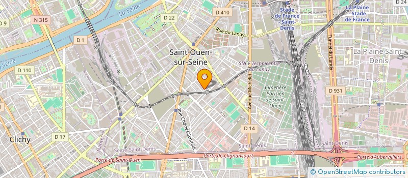localisation de l'entreprise MONSIEUR ISMAIL HOSSAIN à SAINT-OUEN-SUR-SEINE