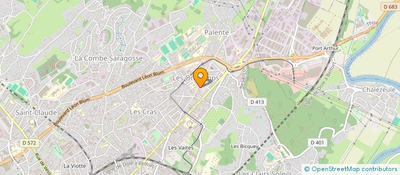 localisation de l'entreprise MONSIEUR ISMAIL ISMAIL  BESANCON