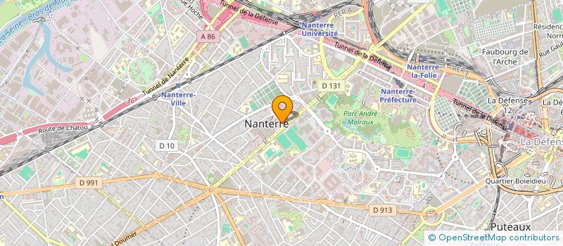 localisation de l'entreprise MONSIEUR ISMAIL ISSAMY  NANTERRE