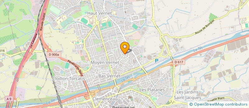 localisation de l'entreprise MONSIEUR ISMAIL KALLA  PERPIGNAN