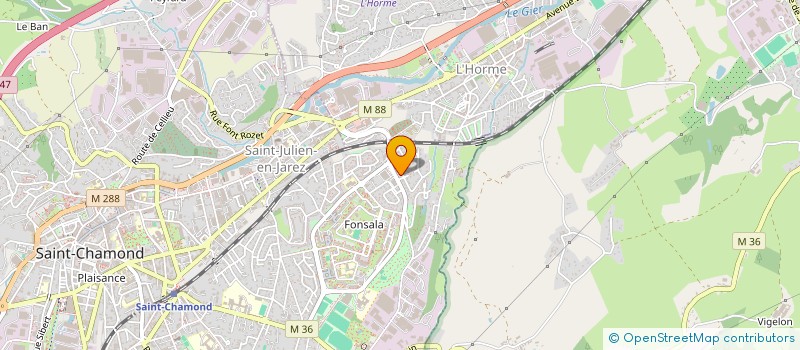 localisation de l'entreprise MONSIEUR ISMAIL KASSA  SAINT-CHAMOND