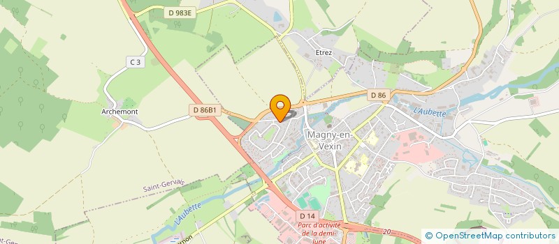 localisation de l'entreprise MONSIEUR ISMAIL KAYA  MAGNY-EN-VEXIN