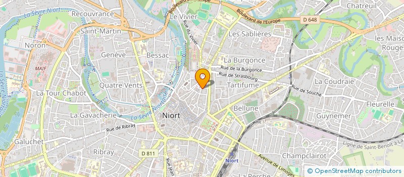 localisation de l'entreprise MONSIEUR ISMAIL KHAN  NIORT