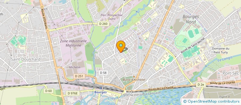 localisation de l'entreprise MONSIEUR ISMAIL KIRICH  BOURGES