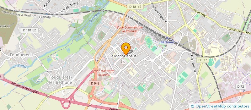 localisation de l'entreprise MONSIEUR ISMAIL KRAROUBI  BETHUNE