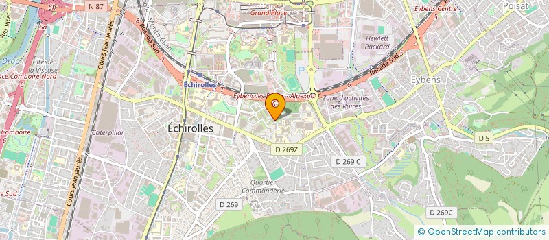 localisation de l'entreprise MONSIEUR ISMAIL LAHMER à ECHIROLLES