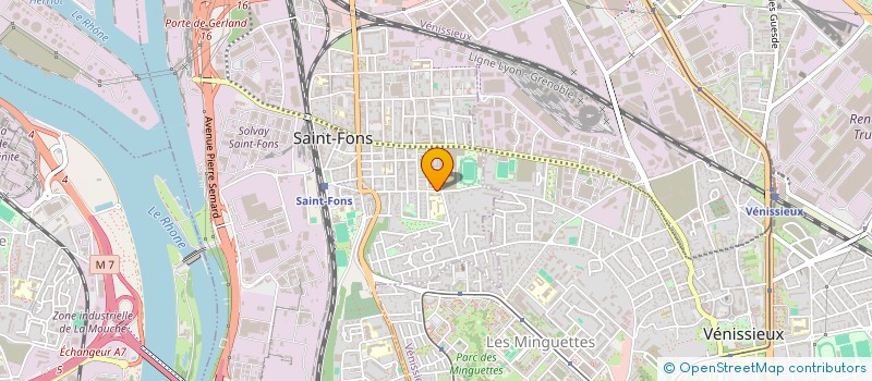 localisation de l'entreprise MONSIEUR ISMAIL LAHMER à SAINT-FONS