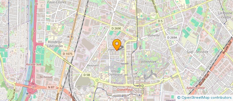 localisation de l'entreprise MONSIEUR ISMAIL LAKHDAR à GRENOBLE