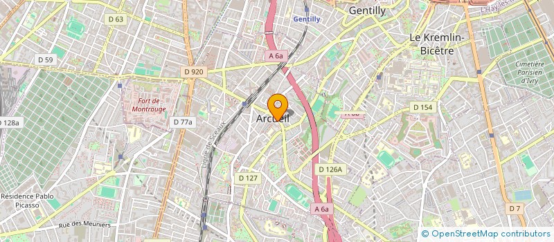 localisation de l'entreprise MONSIEUR ISMAIL LAMARA MOHAMED  ARCUEIL