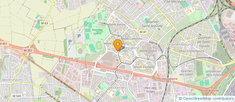 localisation de l'entreprise MONSIEUR ISMAIL LARSANOV à STRASBOURG