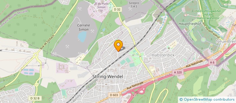 localisation de l'entreprise MONSIEUR ISMAIL LUXEMBURGER  STIRING WENDEL