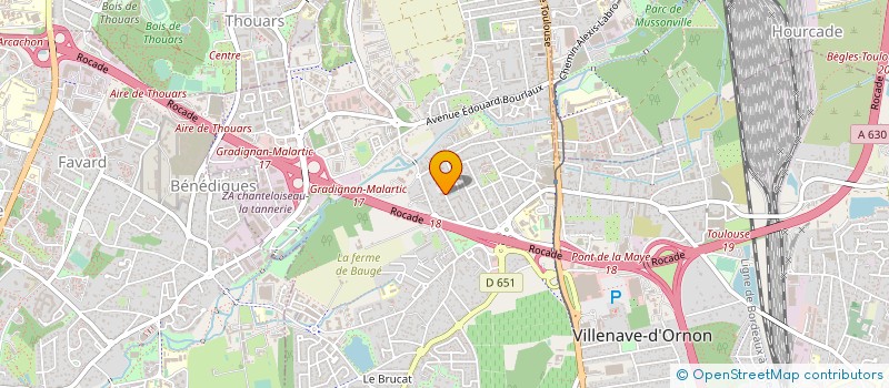 localisation de l'entreprise MONSIEUR ISMAIL MACHTOUNE  VILLENAVE D ORNON