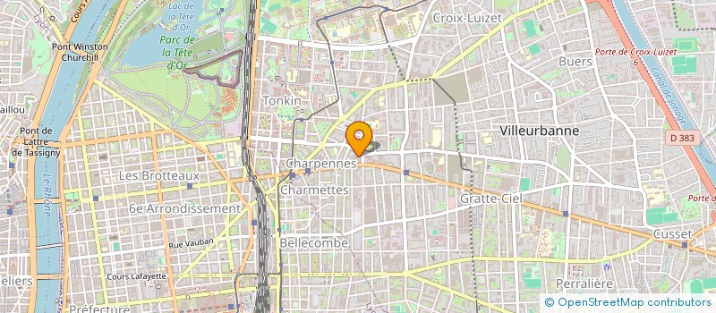 localisation de l'entreprise MONSIEUR ISMAIL MADANI  VILLEURBANNE