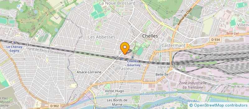localisation de l'entreprise MONSIEUR ISMAIL MAROUF à CHELLES