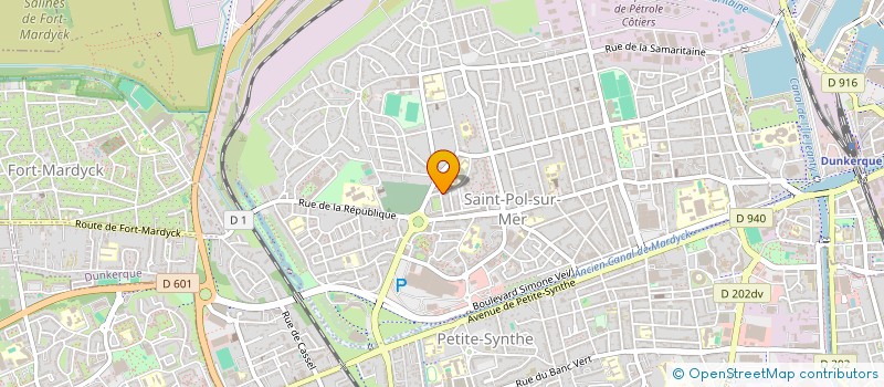 localisation de l'entreprise MONSIEUR ISMAIL MEKAIS à DUNKERQUE