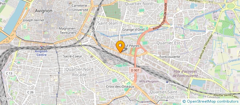 localisation de l'entreprise MONSIEUR ISMAIL MOHAMED MOHAMUD  AVIGNON