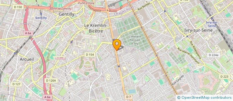 localisation de l'entreprise MONSIEUR ISMAIL NAIFAR  LE KREMLIN-BICETRE