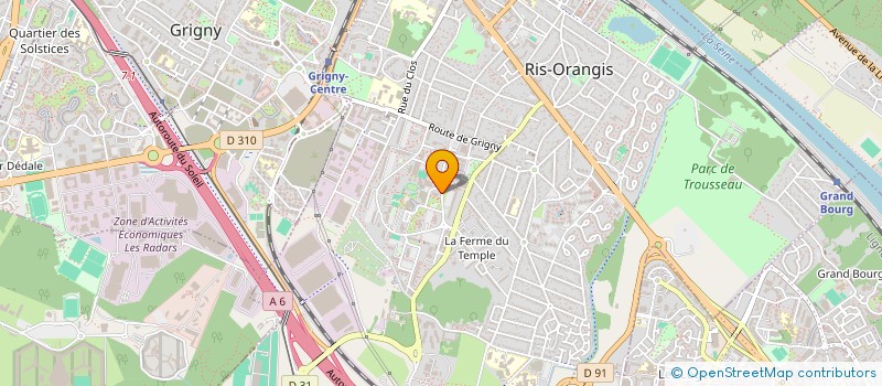 localisation de l'entreprise MONSIEUR ISMAIL OZTURK à RIS-ORANGIS