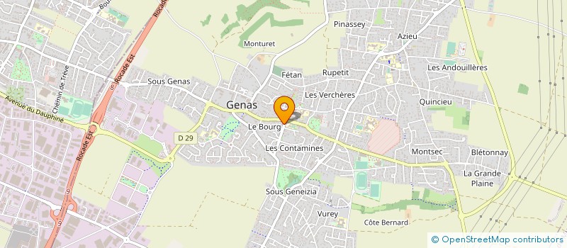 localisation de l'entreprise MONSIEUR ISMAIL POSLU à GENAS