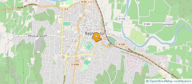 localisation de l'entreprise MONSIEUR ISMAIL RAMI  BAGNOLS-SUR-CEZE