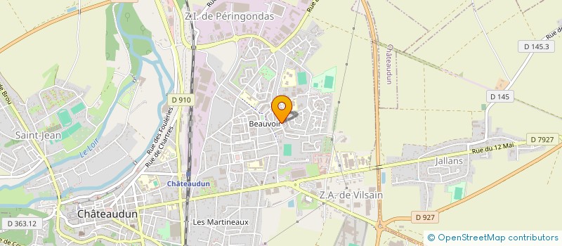 localisation de l'entreprise MONSIEUR ISMAIL SAHIN à CHATEAUDUN