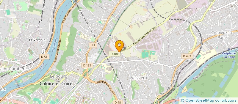 localisation de l'entreprise MONSIEUR ISMAIL SERGUINE  CALUIRE-ET-CUIRE