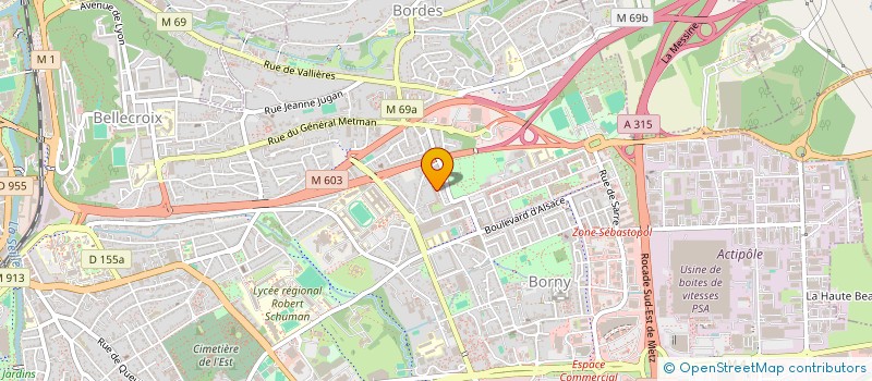 localisation de l'entreprise MONSIEUR ISMAIL TOPCU  METZ