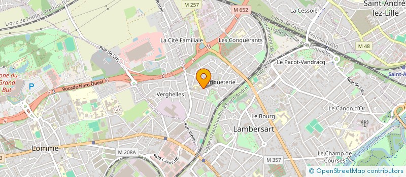 localisation de l'entreprise MONSIEUR ISMAIL TOUIRI à LAMBERSART