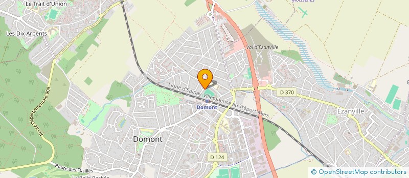 localisation de l'entreprise MONSIEUR ISMAIL TOULOUM  DOMONT