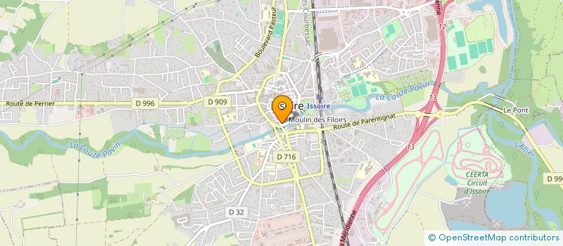 localisation de l'entreprise MONSIEUR ISMAIL YALCIN  ISSOIRE