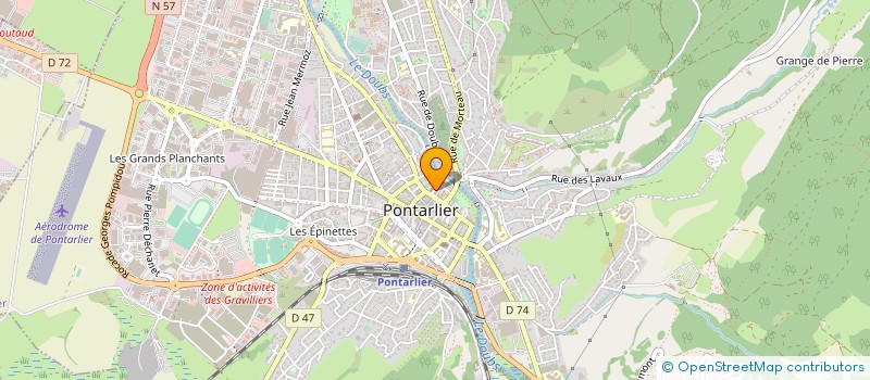 localisation de l'entreprise MONSIEUR ISMAIL YUCE à PONTARLIER
