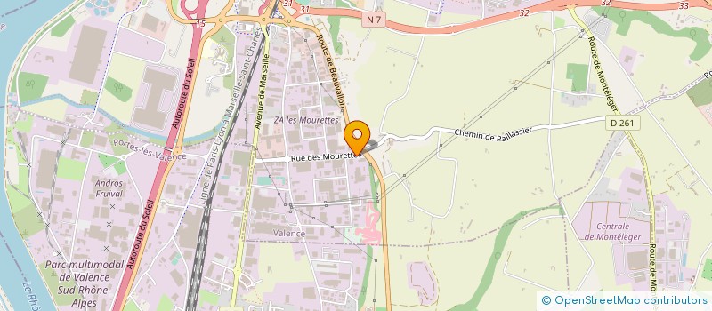 localisation de l'entreprise MONSIEUR ISMAIL ZAHAF  VALENCE