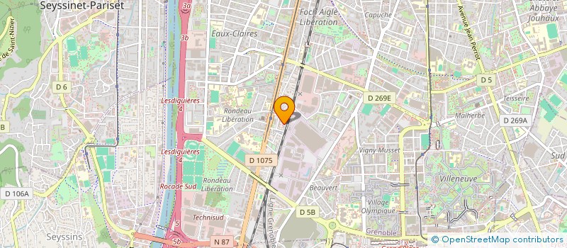 localisation de l'entreprise MONSIEUR ISMAIL ZAHRAOUI à GRENOBLE