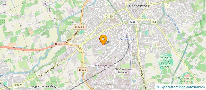 localisation de l'entreprise MONSIEUR ISMAIL ZAIM à CARPENTRAS