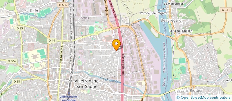 localisation de l'entreprise MONSIEUR ISMAIL ZIOUECH  VILLEFRANCHE-SUR-SAONE