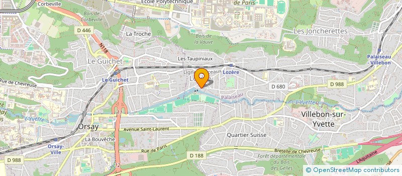 localisation de l'entreprise MONSIEUR ISMAILA BABARINSA  PALAISEAU