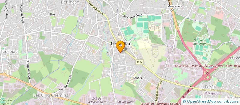 localisation de l'entreprise MONSIEUR ISMAILA BALDE à PESSAC
