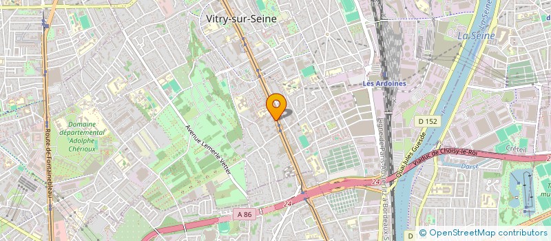 localisation de l'entreprise MONSIEUR ISMAILA CHERIF  VITRY-SUR-SEINE