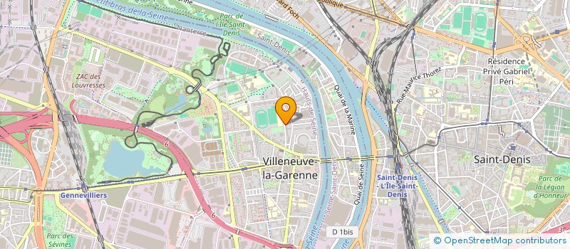 localisation de l'entreprise MONSIEUR ISMAILA CISSE  VILLENEUVE-LA-GARENNE