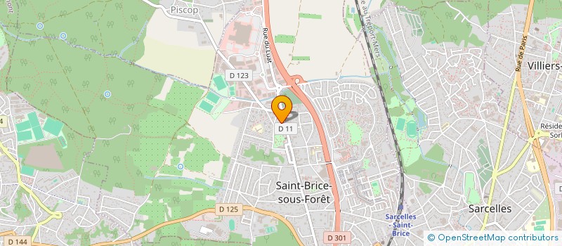 localisation de l'entreprise MONSIEUR ISMAILA FADIGA  SAINT-BRICE-SOUS-FORET