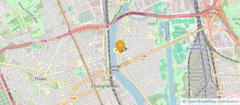 localisation de l'entreprise MONSIEUR ISMAILA IBRAHIM MDZIANI  CHOISY-LE-ROI