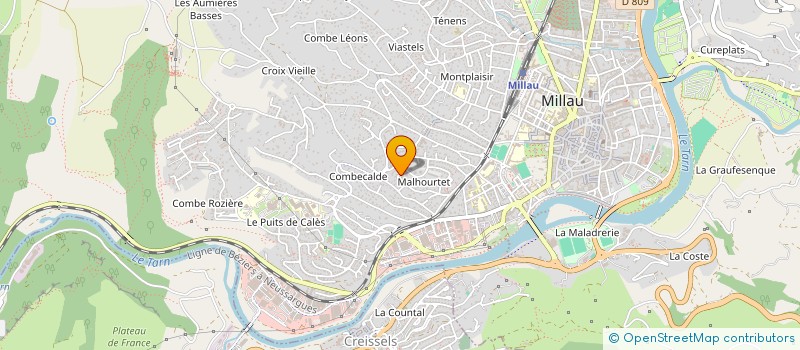 localisation de l'entreprise MONSIEUR ISMAILA KASSIMOU  MILLAU