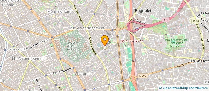 localisation de l'entreprise MONSIEUR ISMAILA OUATTARA  PARIS