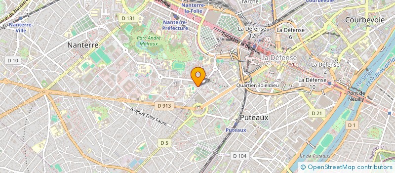 localisation de l'entreprise MONSIEUR ISMAILA SIDIBE  NANTERRE