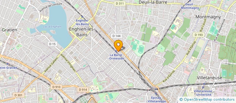 localisation de l'entreprise MONSIEUR ISMAILA THERA  DEUIL-LA-BARRE