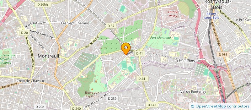 localisation de l'entreprise MONSIEUR ISMAILA TOURE  MONTREUIL