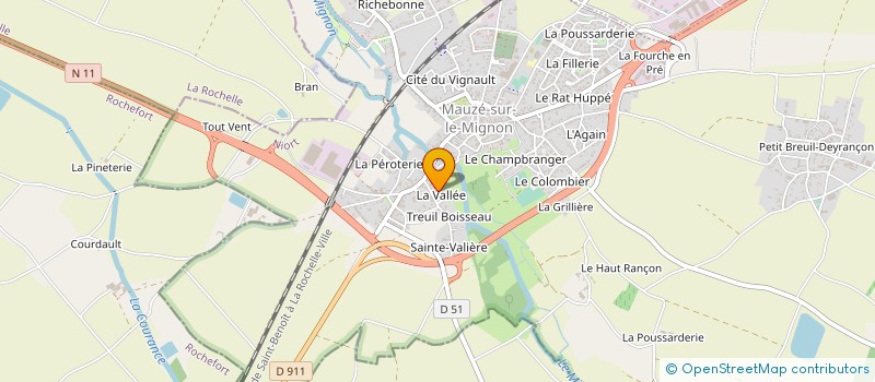 localisation de l'entreprise MONSIEUR ISMAILA TOURE  MAUZE-SUR-LE-MIGNON